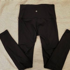 Black high waisted lulu lemons